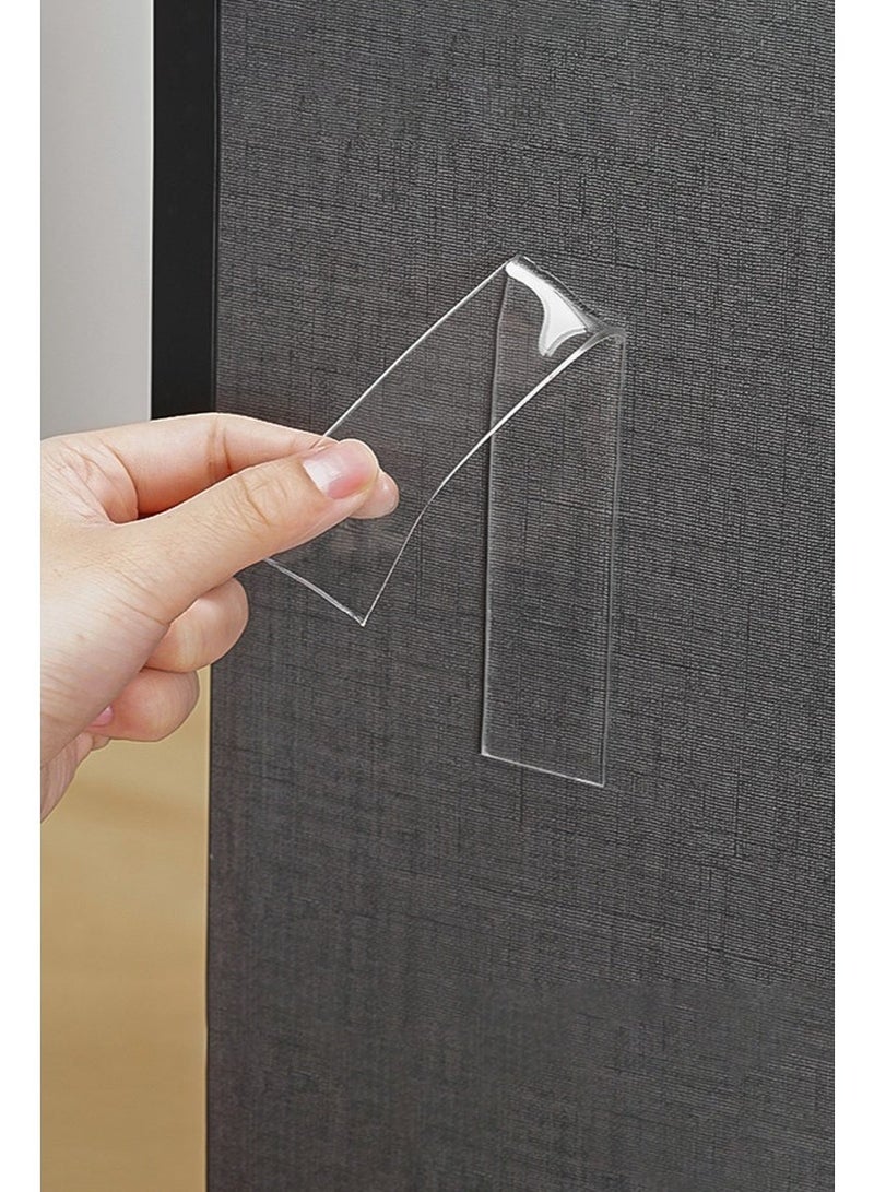 شريط لاصق مزدوج الجوانب نانو، شريط لاصق قابل للغسل متعدد الاستخدامات بحجم كبير، شريط لاصق شفاف لتعليق الصور، شريط لاصق قابل للإزالة للجدران، شريط لاصق لاصق للملصقات - Image 5